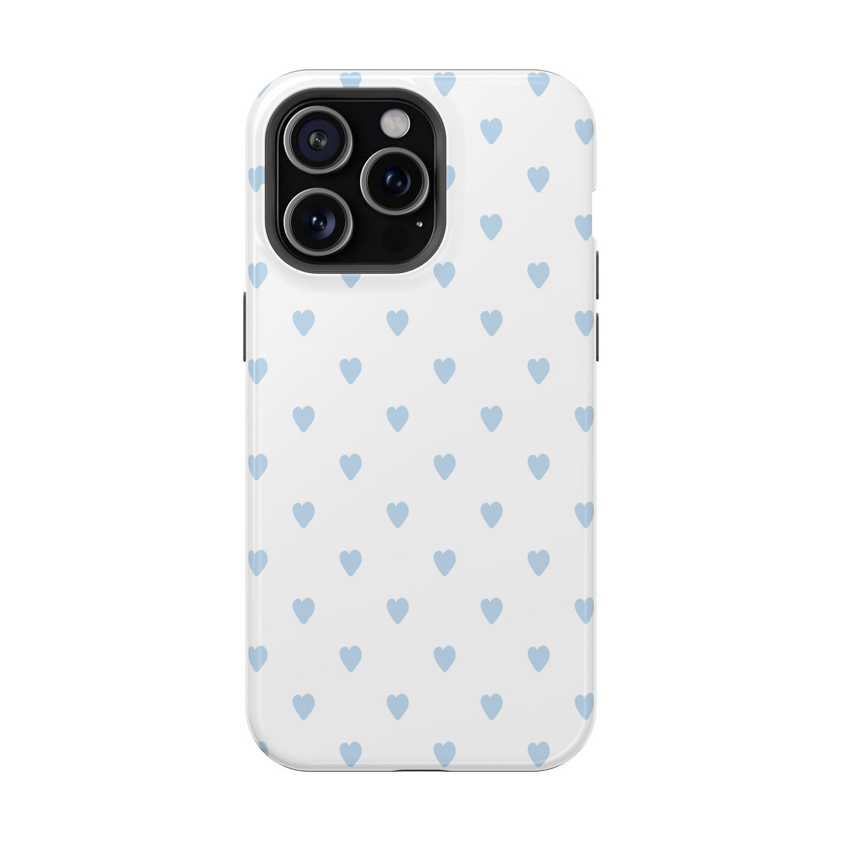 Blue Little Hearts iPhone Case