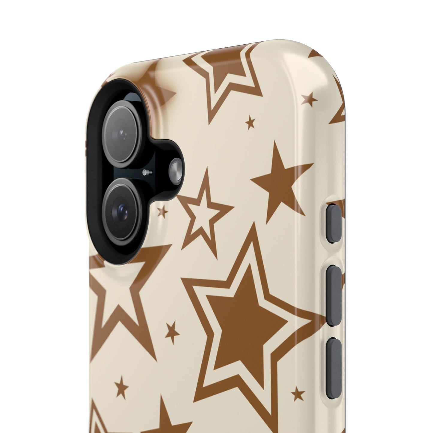 Brown Stardust iPhone Case