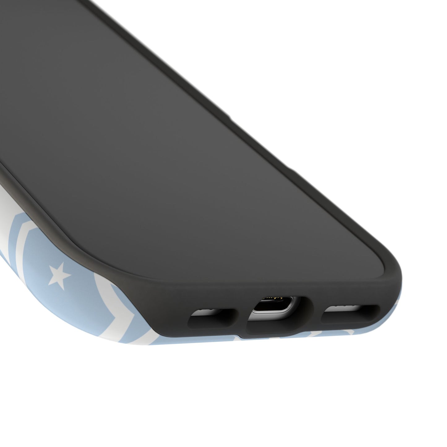 Blue Y2K Stars iPhone Case