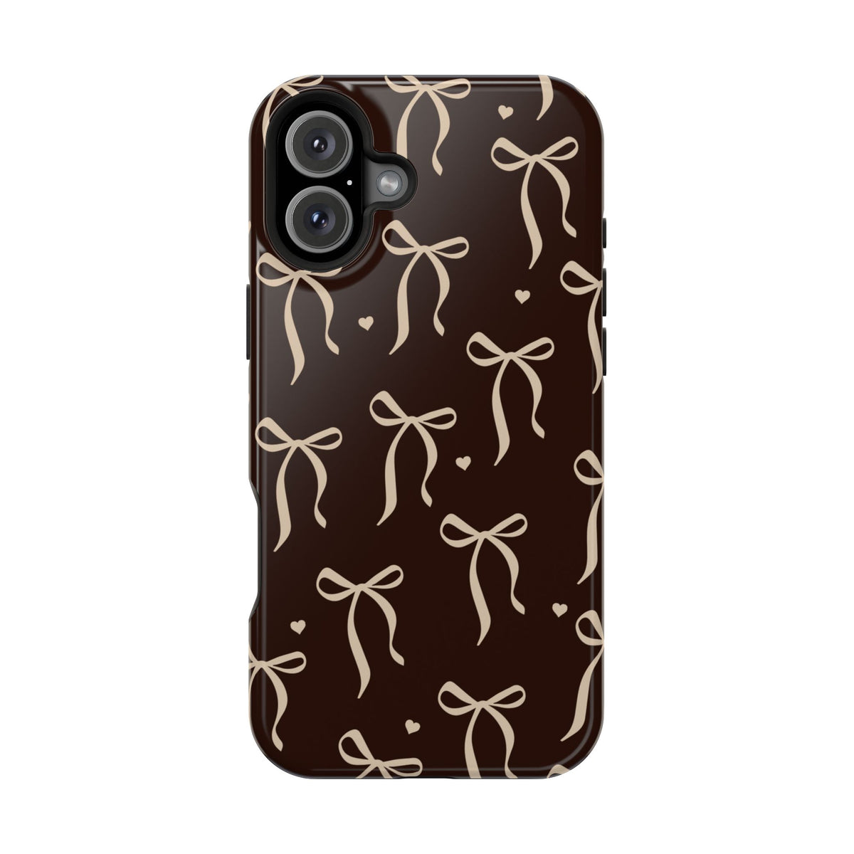 Chocolate Bows iPhone Case