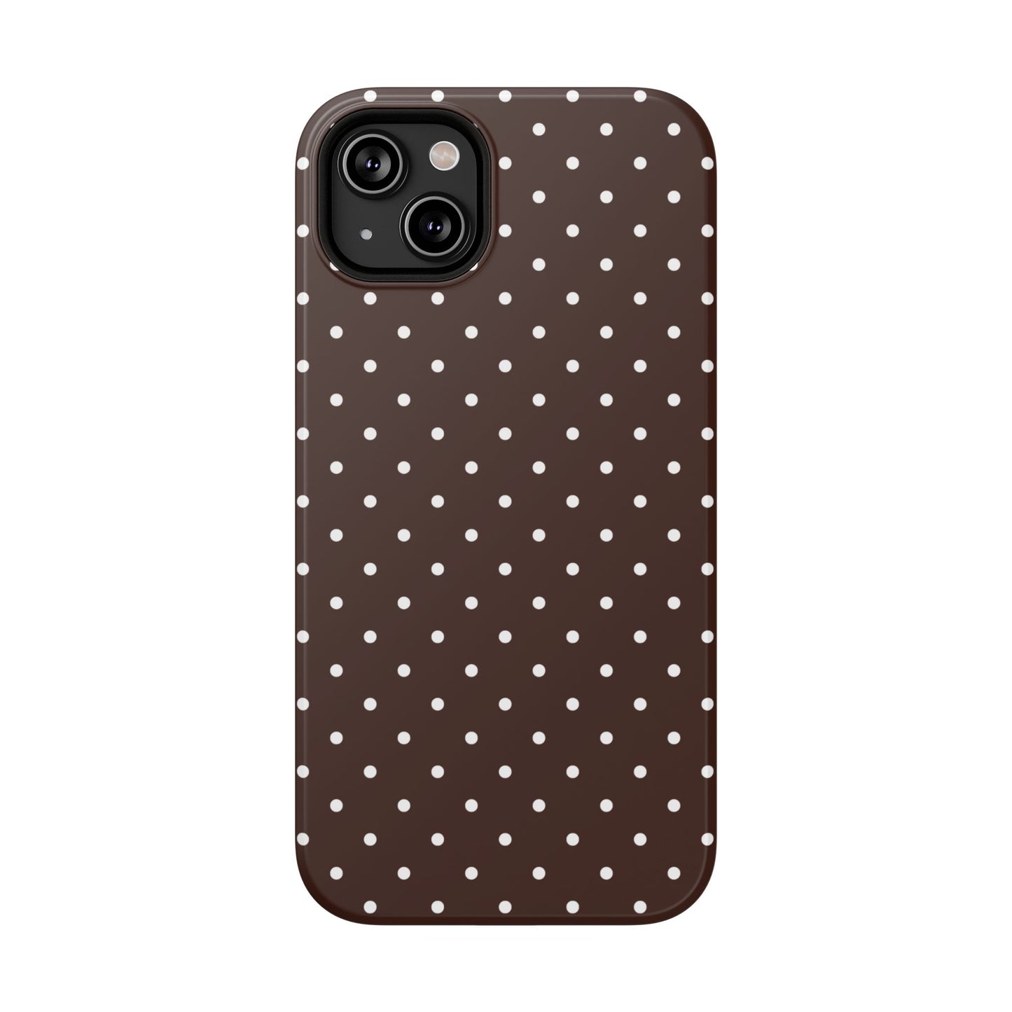 Mocha Mini Dots iPhone Case