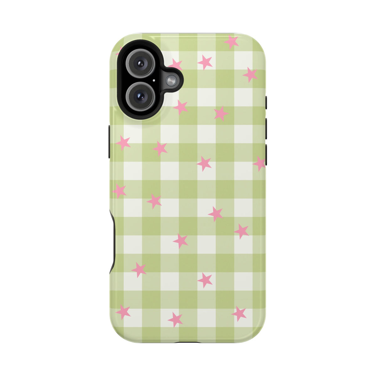 Lucky Star Gingham iPhone Case