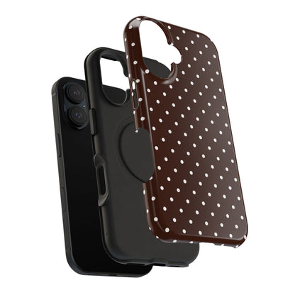 Mocha Mini Dots iPhone Case