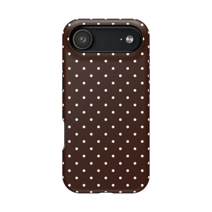 Mocha Mini Dots iPhone Case