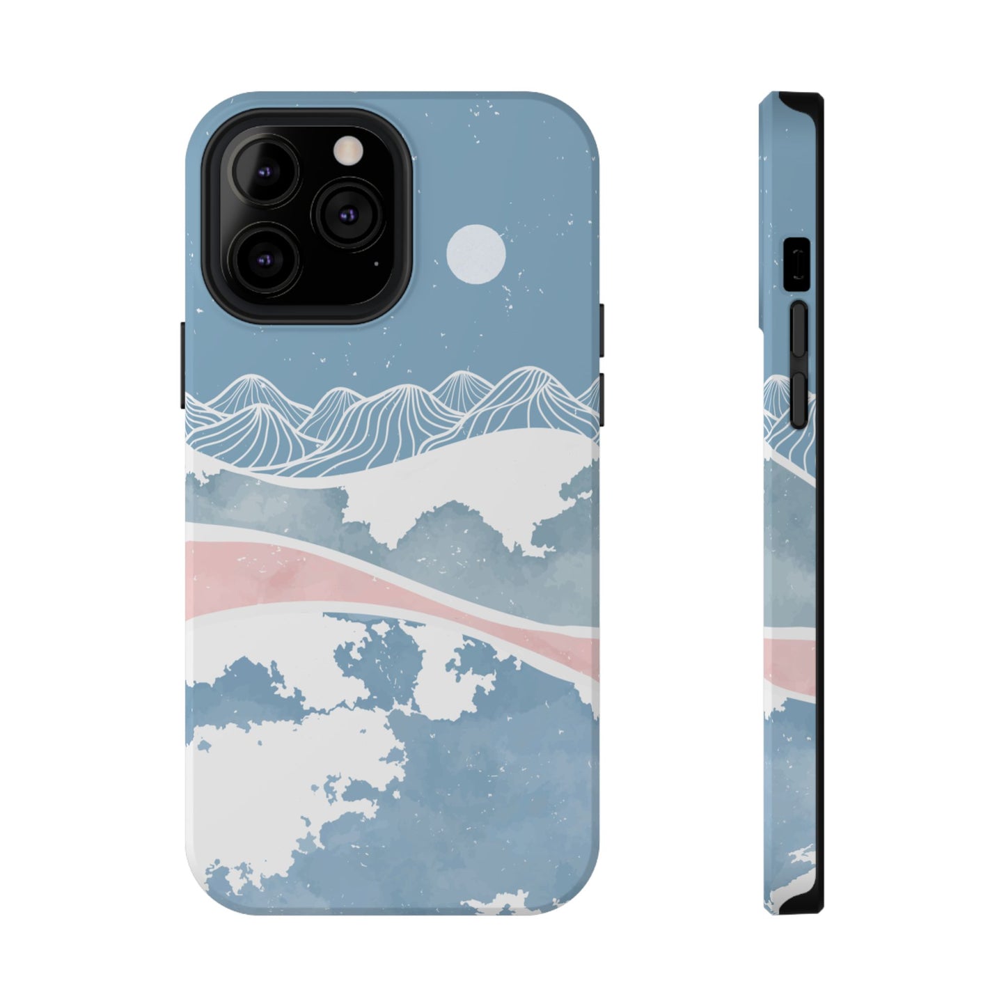 Blue Winter Night iPhone Case