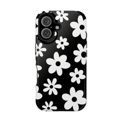 Black Flower Power iPhone Case