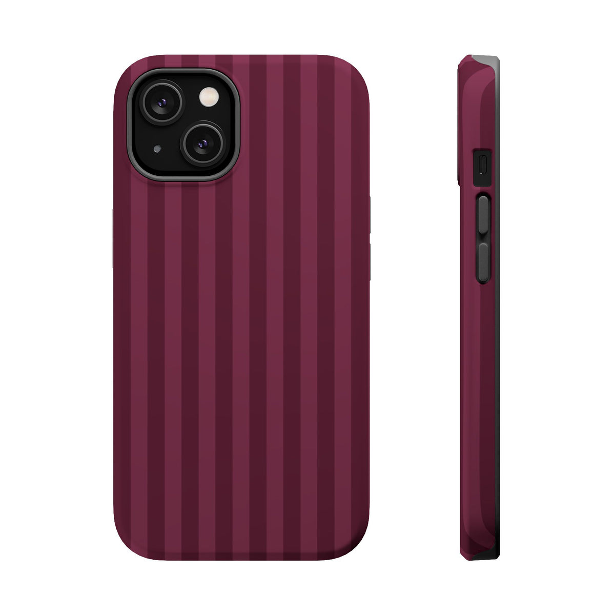 Plum Stripes iPhone Case