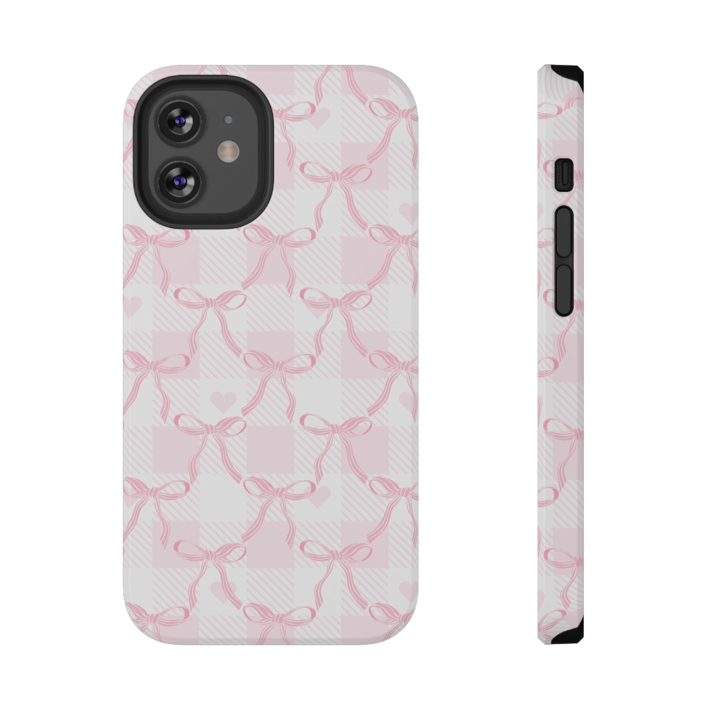 Pink Ribbon Bows iPhone Case