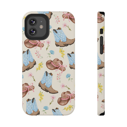 Floral Cowgirl iPhone Case
