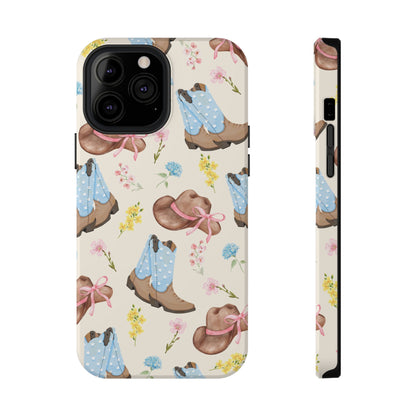 Floral Cowgirl iPhone Case