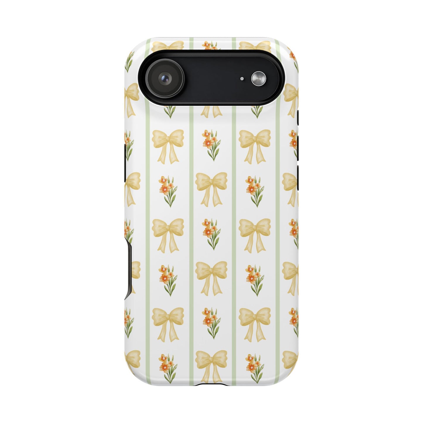 Yellow Bows iPhone Case