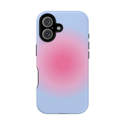 Pink & Blue Aura iPhone Case