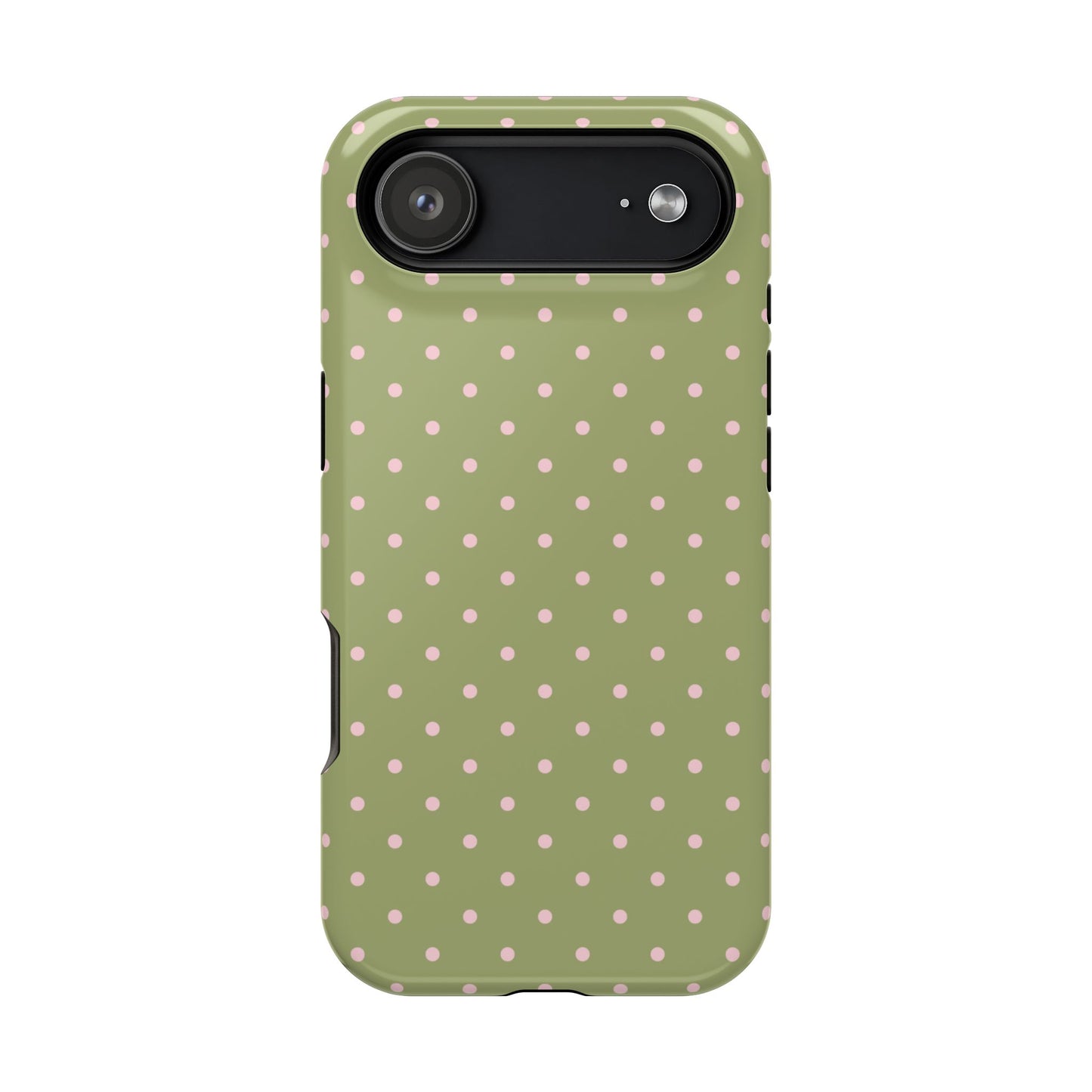Pink Matcha Mini Dots iPhone Case
