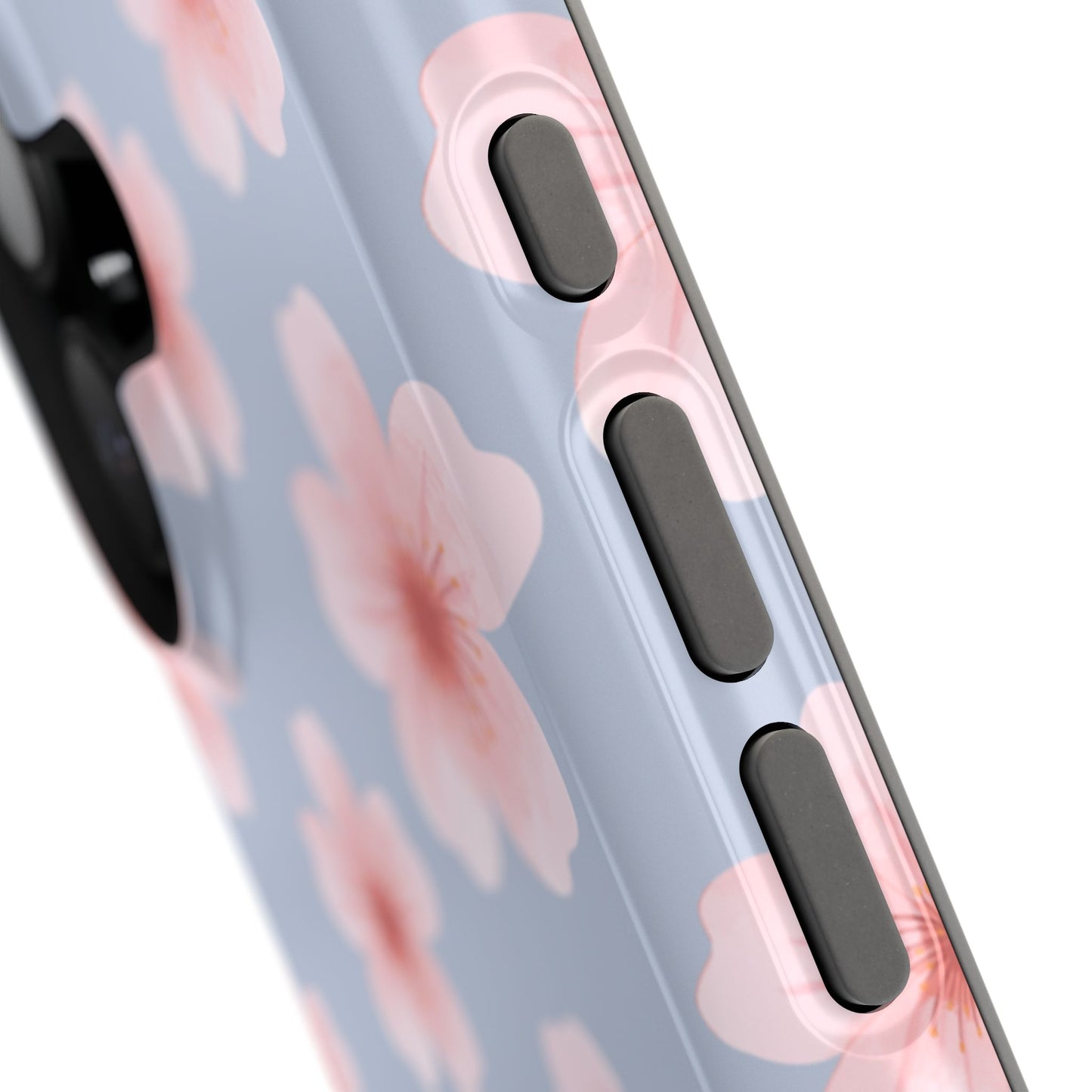 Blue Cherry Blossoms iPhone Case