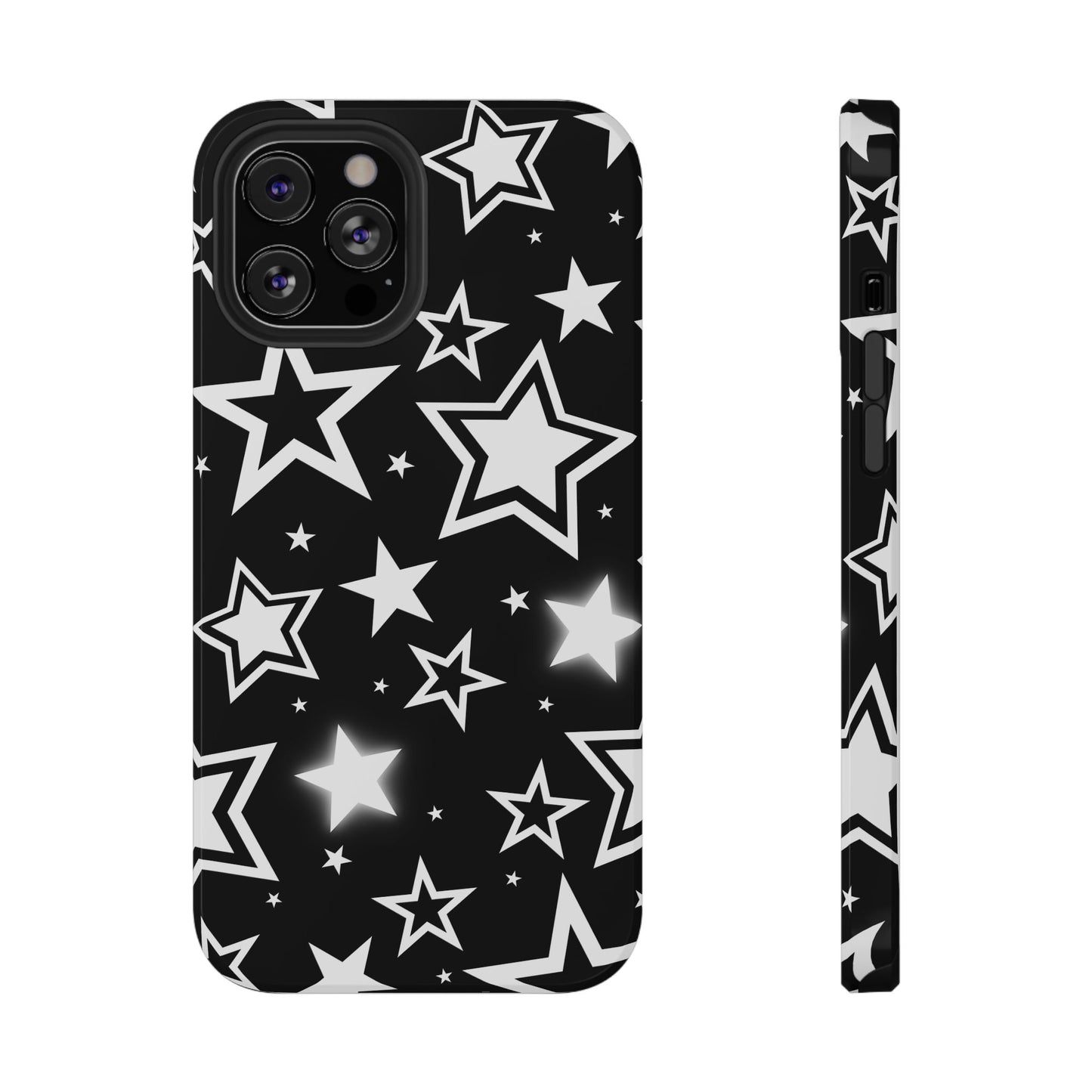 Black Stardust iPhone Case