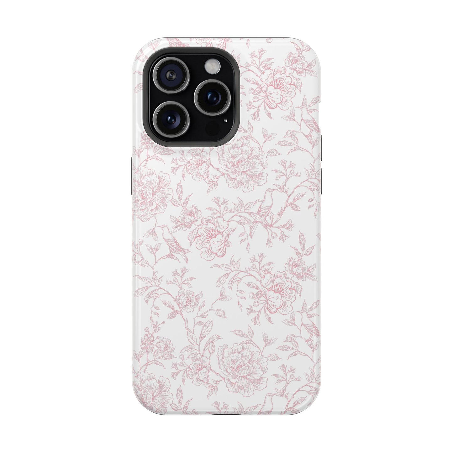 French Rosy Toile iPhone Case