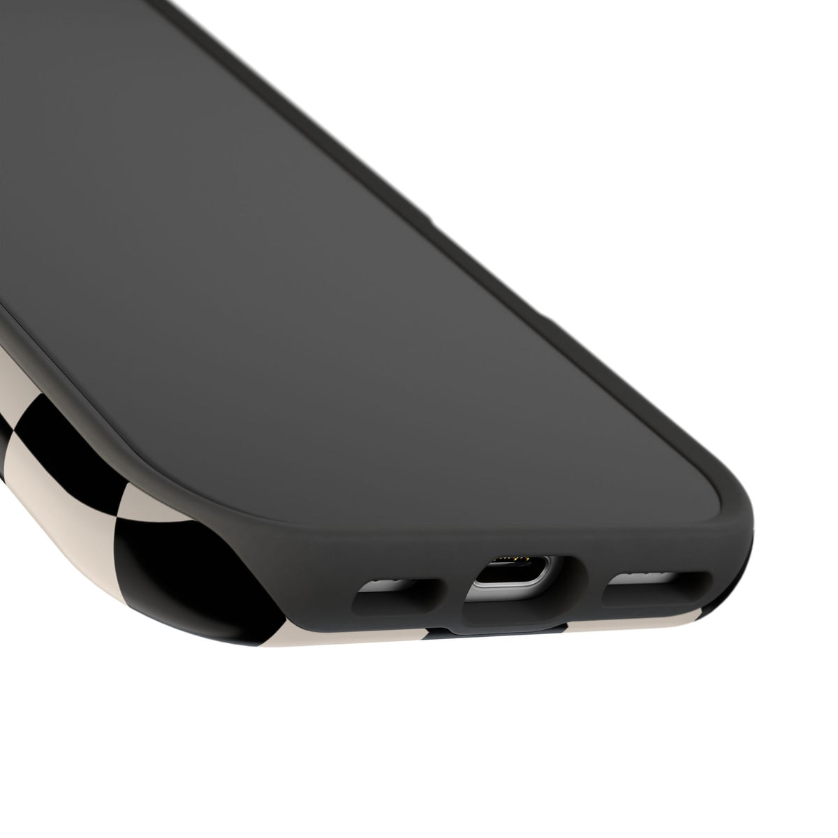 Espresso Checkered iPhone Case