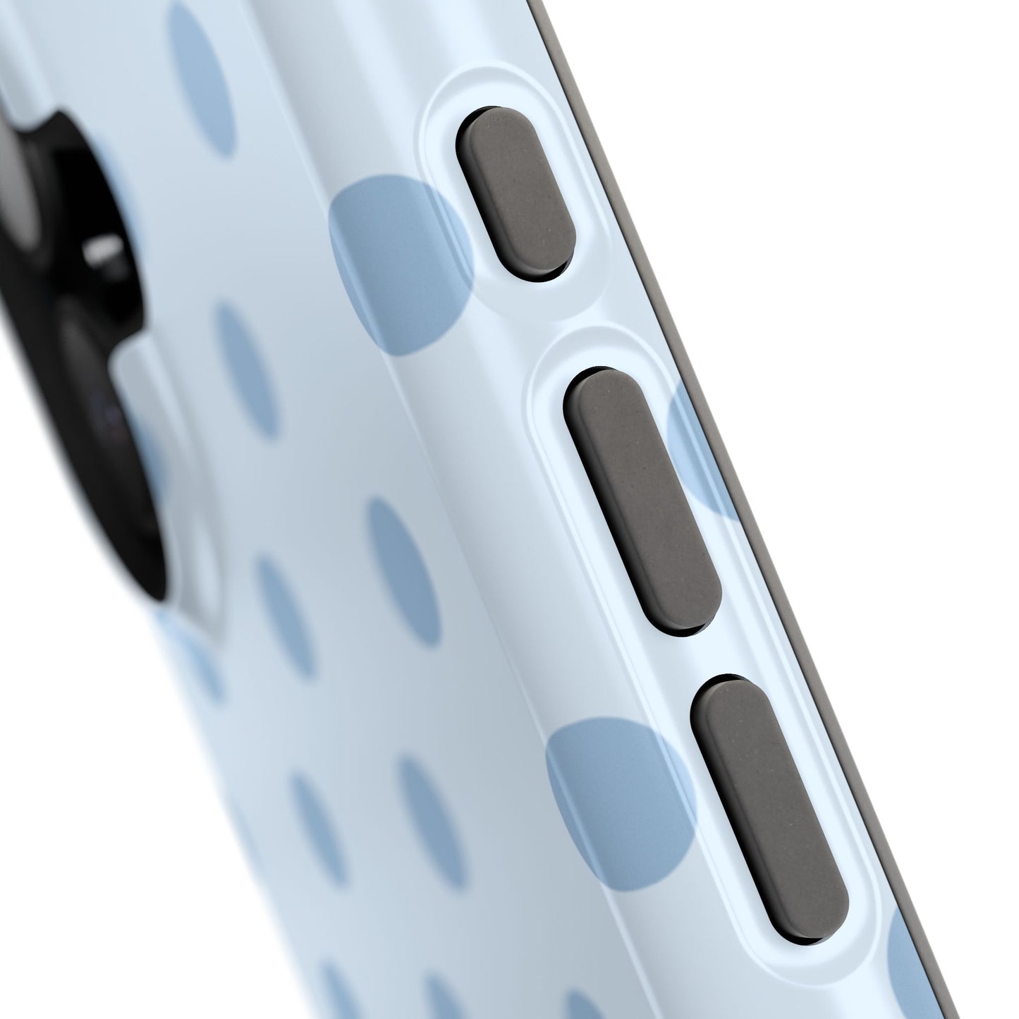 Blue Sprinkles Polka Dots iPhone Case
