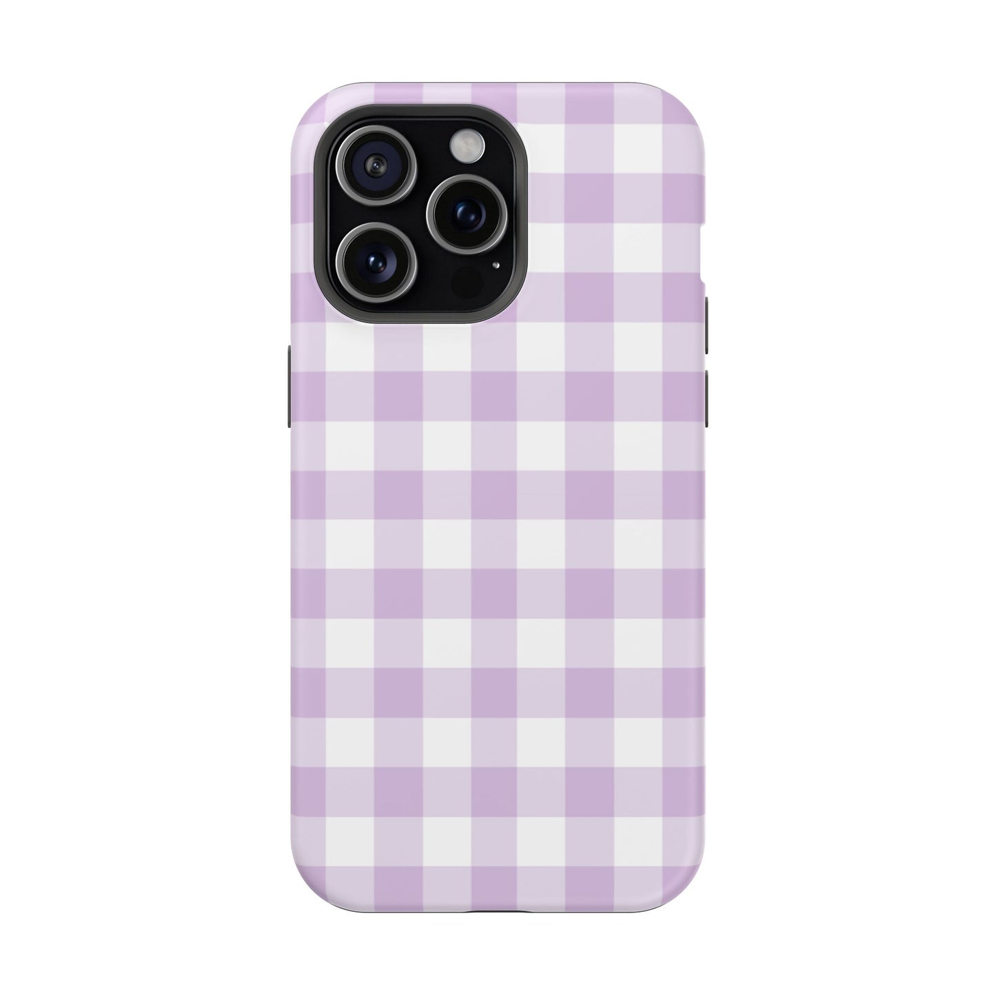 Purple Gingham iPhone Case