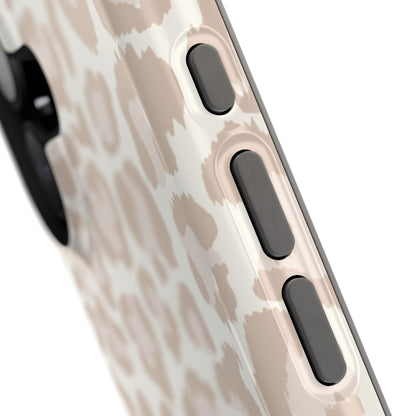Beige Leopard iPhone Case