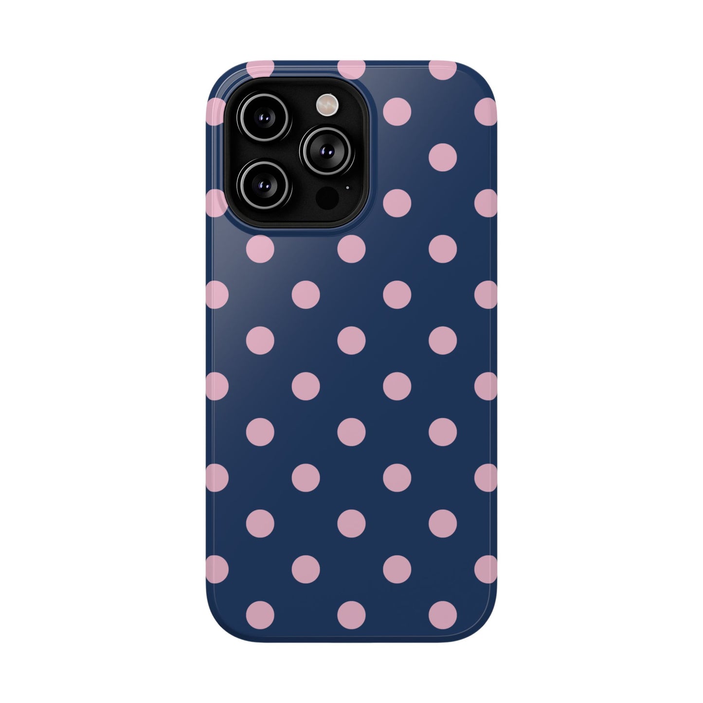 Periwinkle Polka Dots iPhone Case