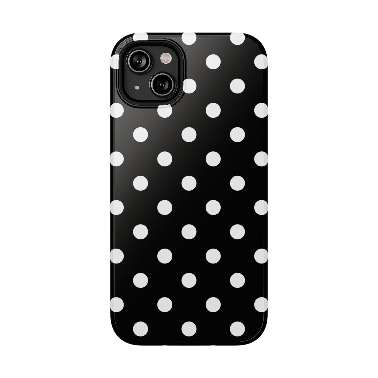 White Polka Dots iPhone Case