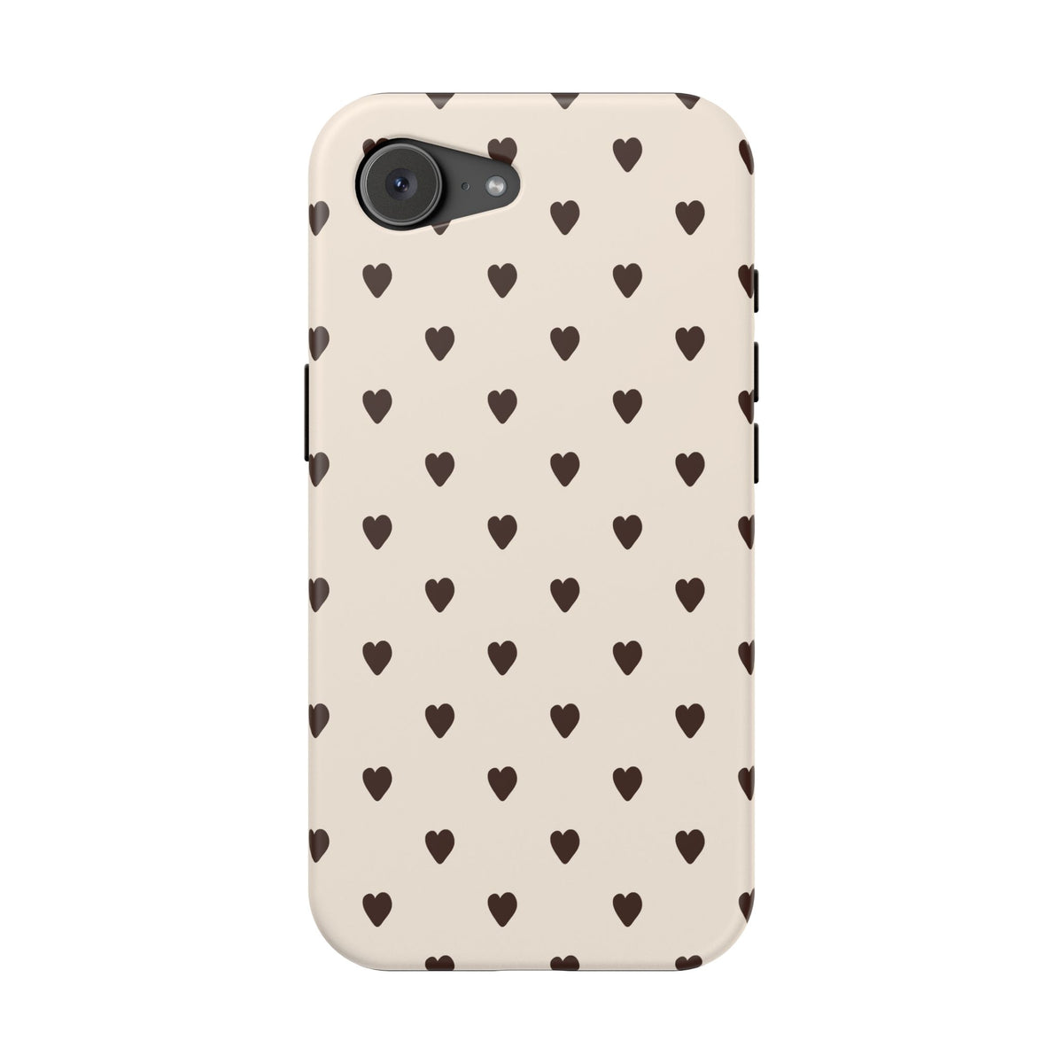 Cocoa Hearts iPhone Case