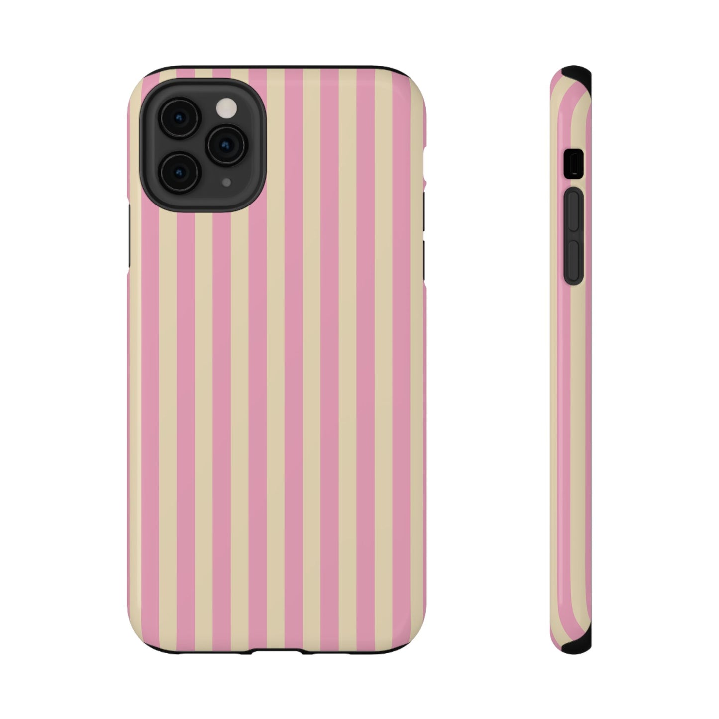 Lemon Sugar Stripes iPhone Case