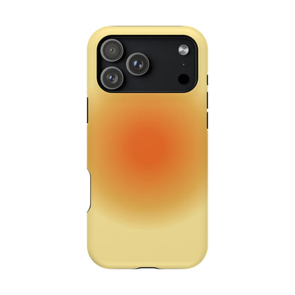 Orange Aura iPhone Case