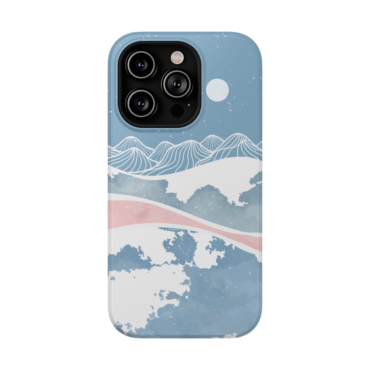 Blue Winter Night iPhone Case