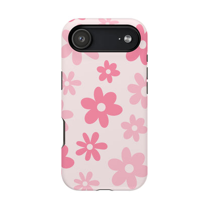 Pink Flower Power iPhone Case