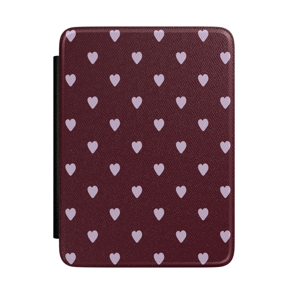 Burgundy & Purple Little Hearts Kindle Case