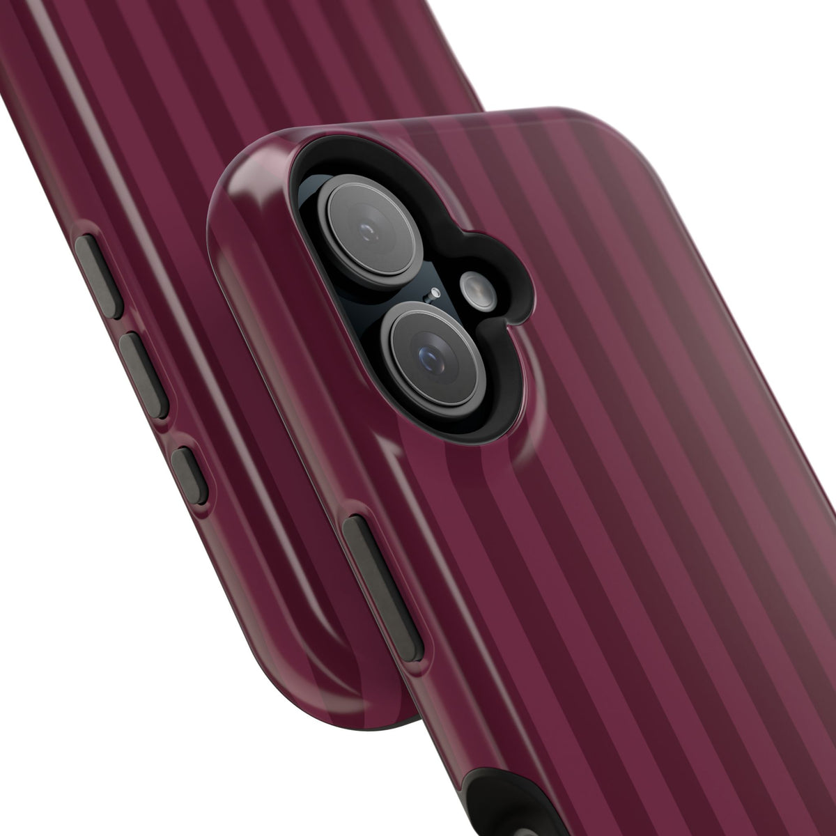 Plum Stripes iPhone Case