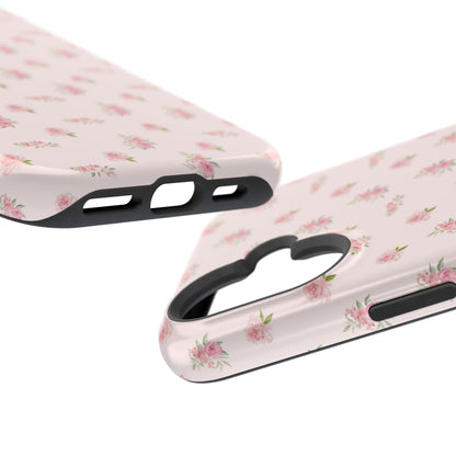 Pink Vintage Roses iPhone Case