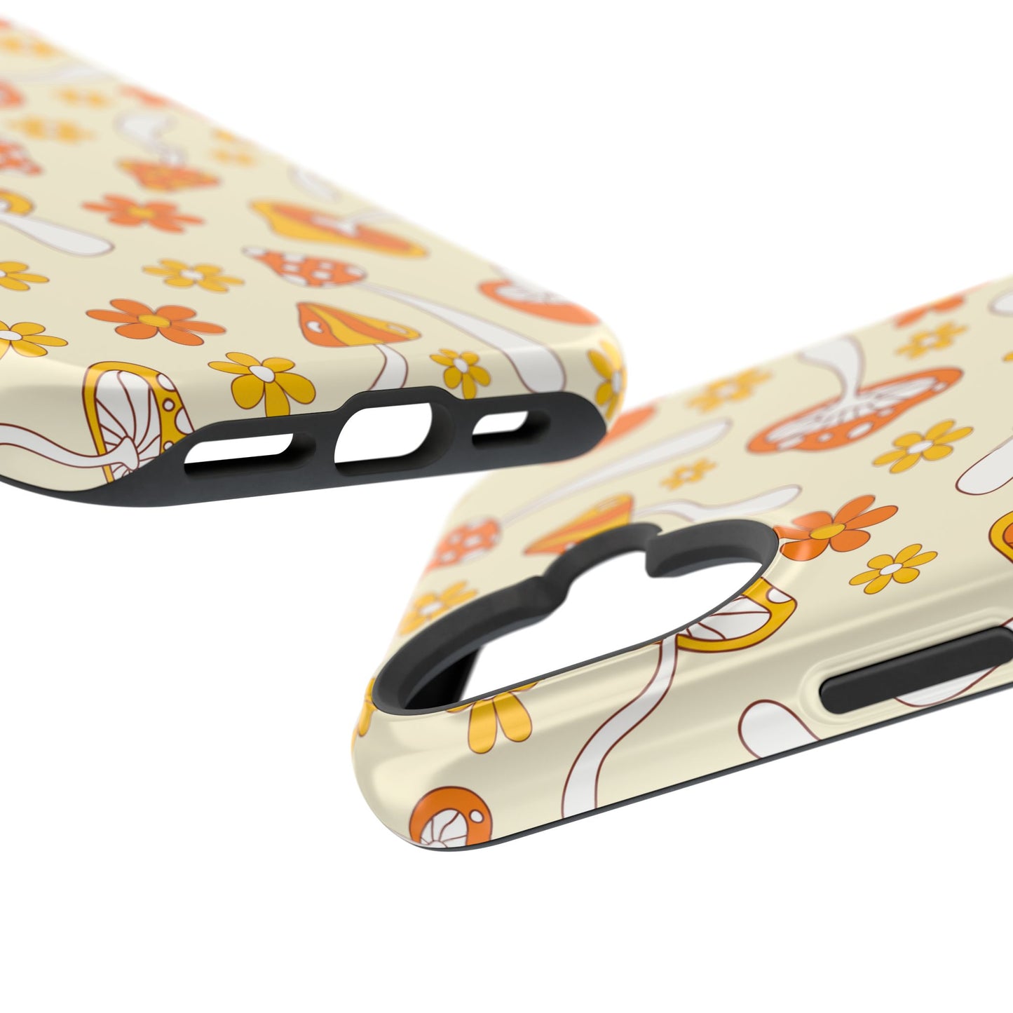 Retro Mushrooms iPhone Case