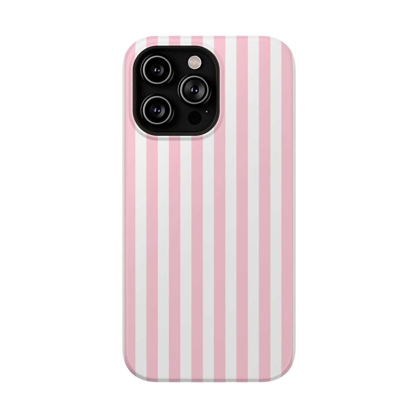 Pink Picnic Stripes iPhone Case