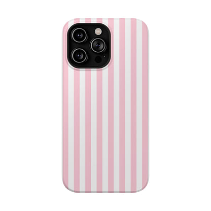 Pink Picnic Stripes iPhone Case