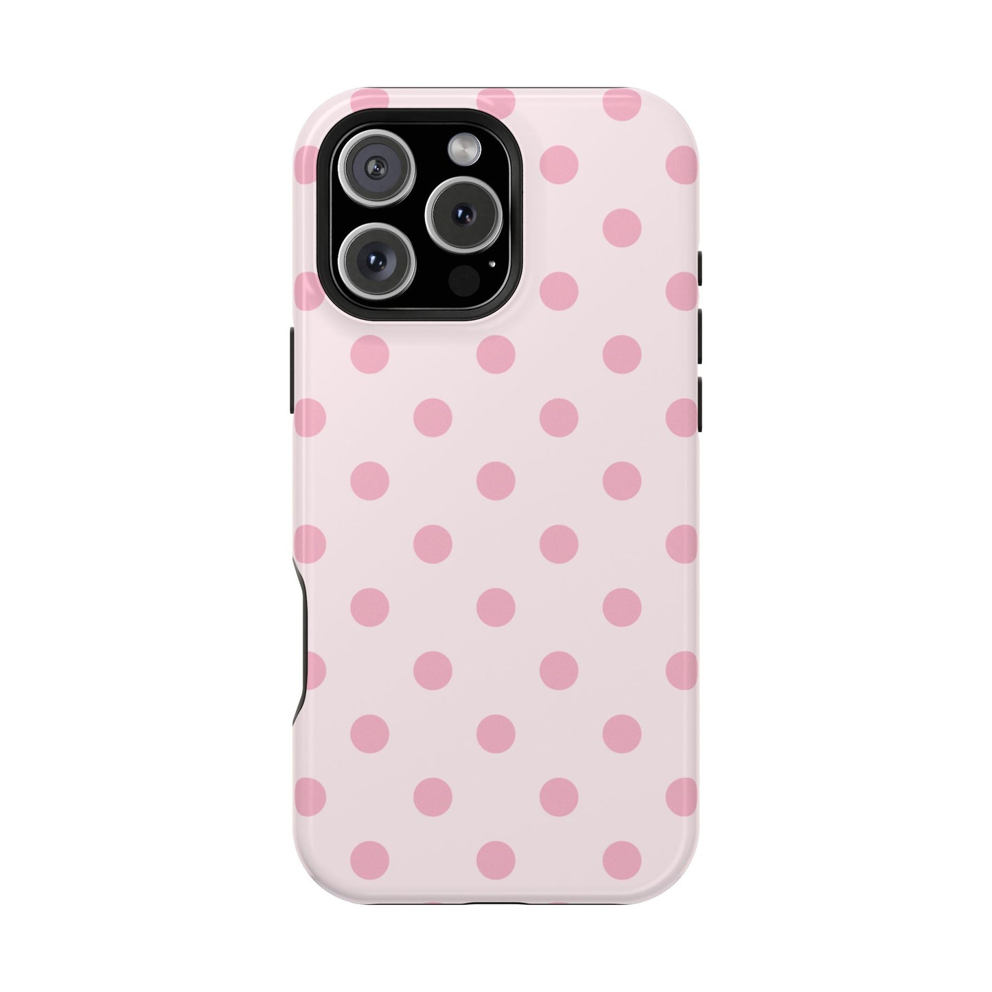 Pink Sprinkles Polka Dots iPhone Case