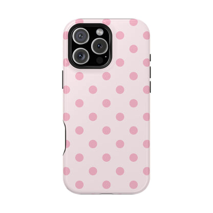 Pink Sprinkles Polka Dots iPhone Case