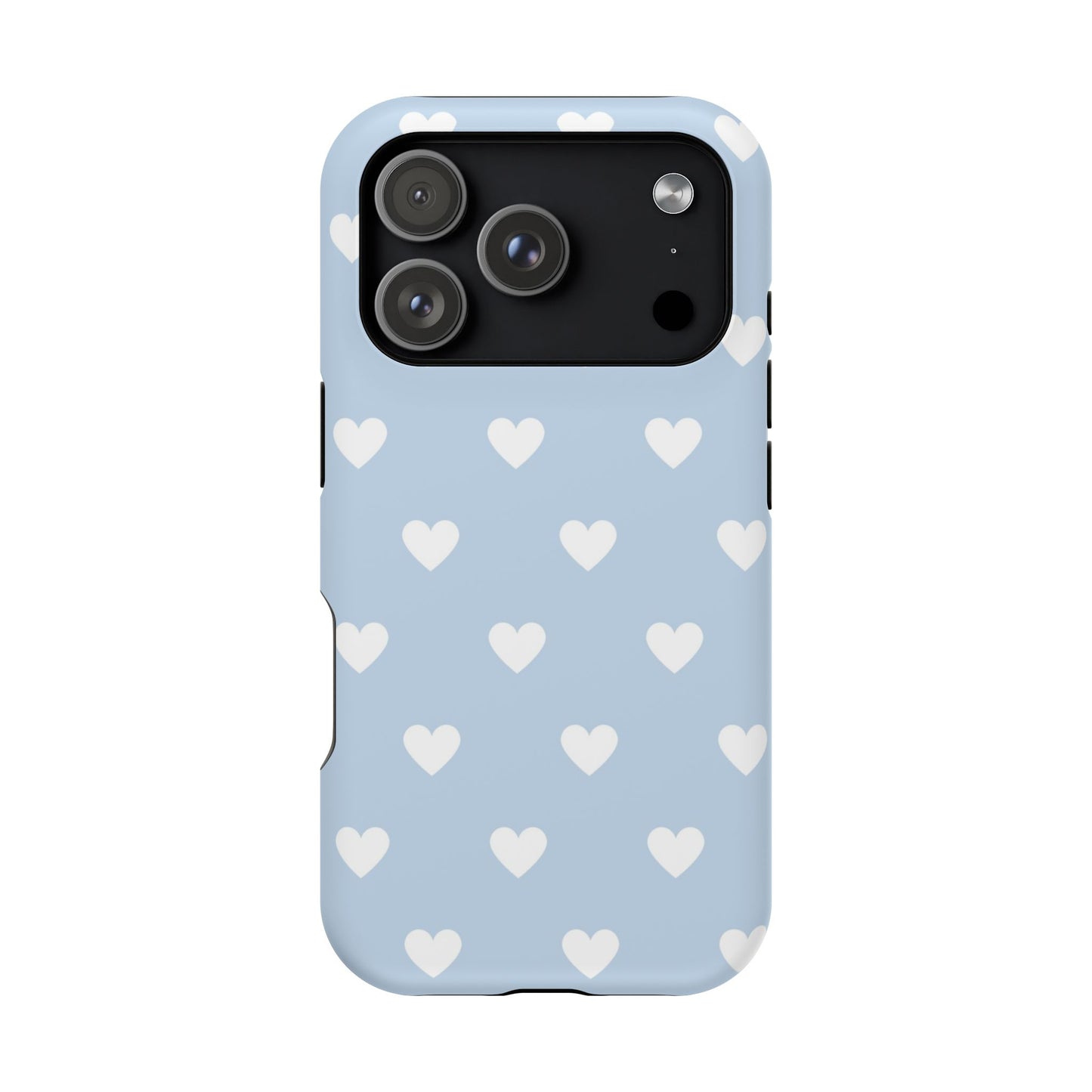 Blue Hearts iPhone Case