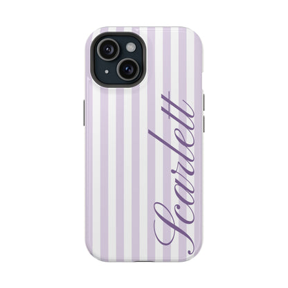 Personalized Lilac Beau iPhone Case