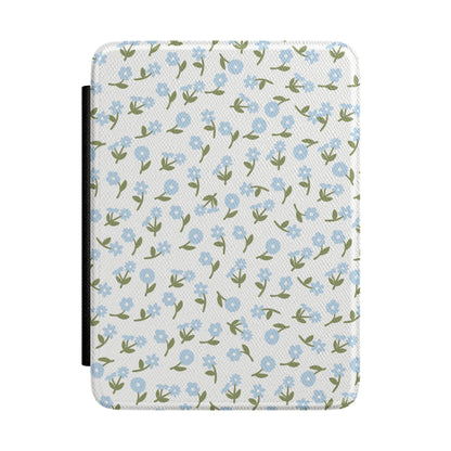 Blue Bloom Kindle Case