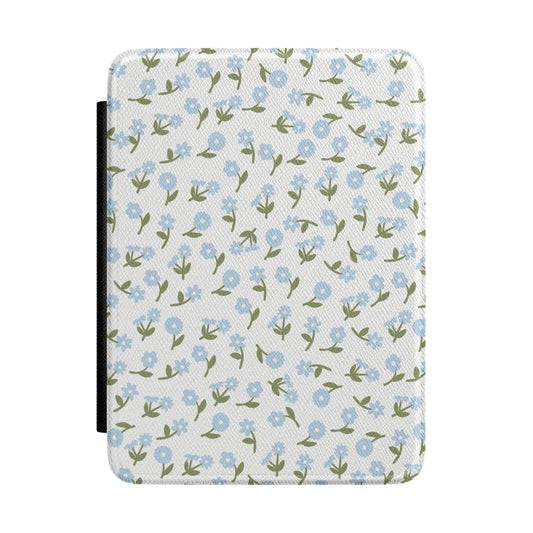 Blue Bloom Kindle Case