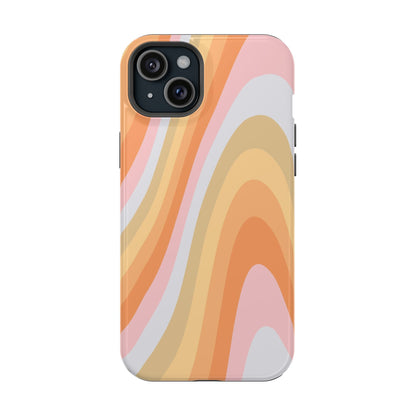 Rainbow Waves iPhone Case