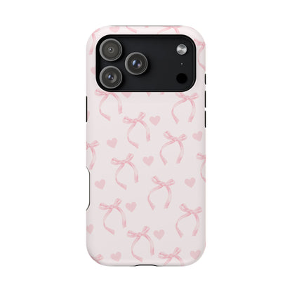 Coquette Pink Bows iPhone Case