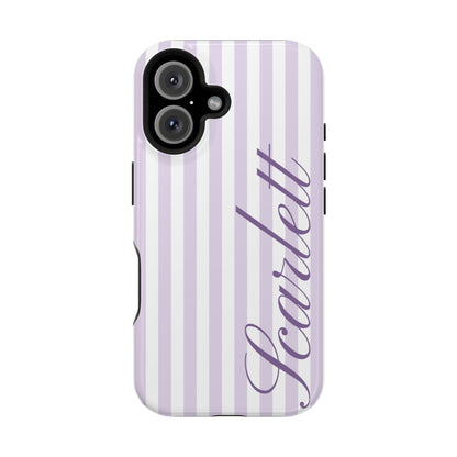 Personalized Lilac Beau iPhone Case