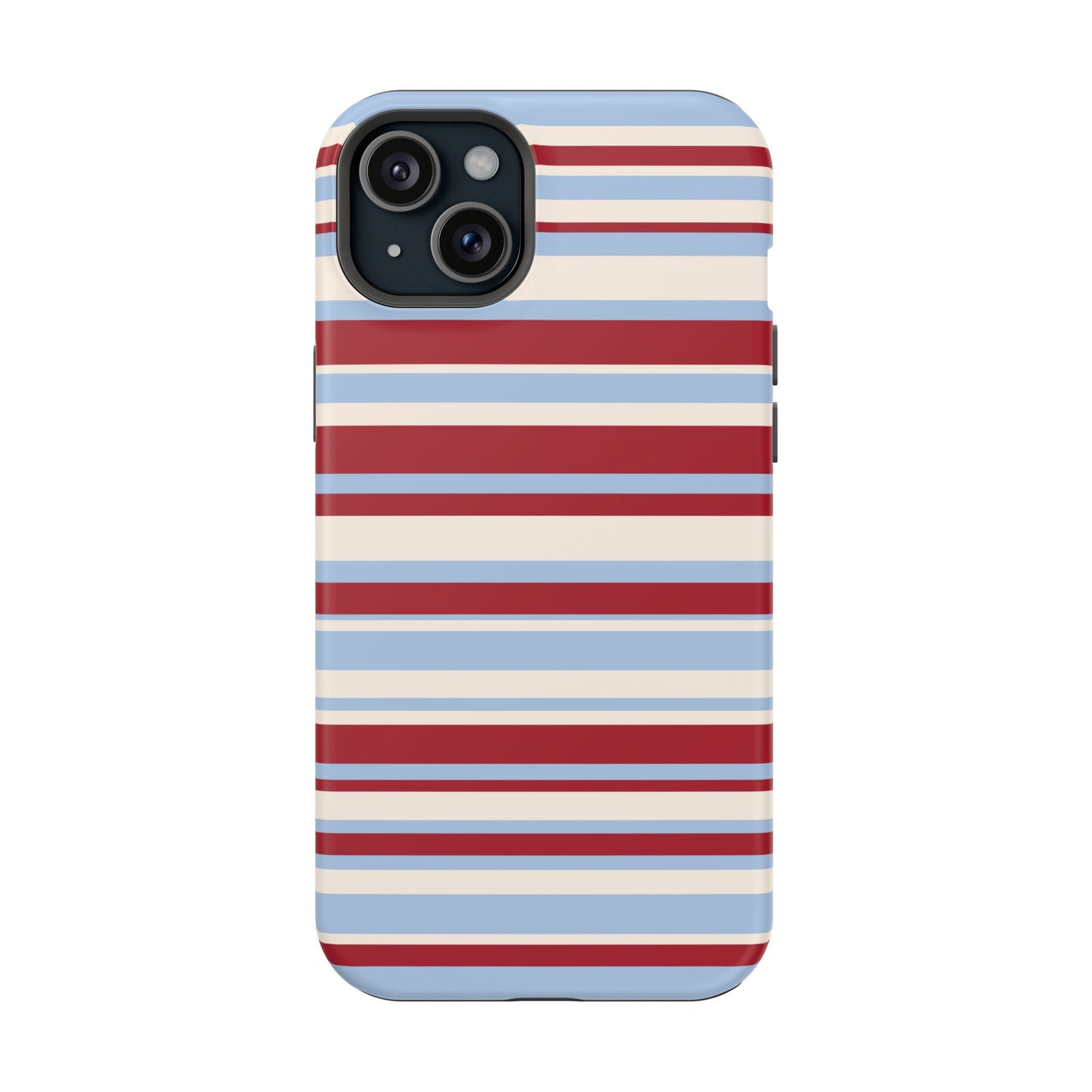 Cherry Soda Stripes iPhone Case