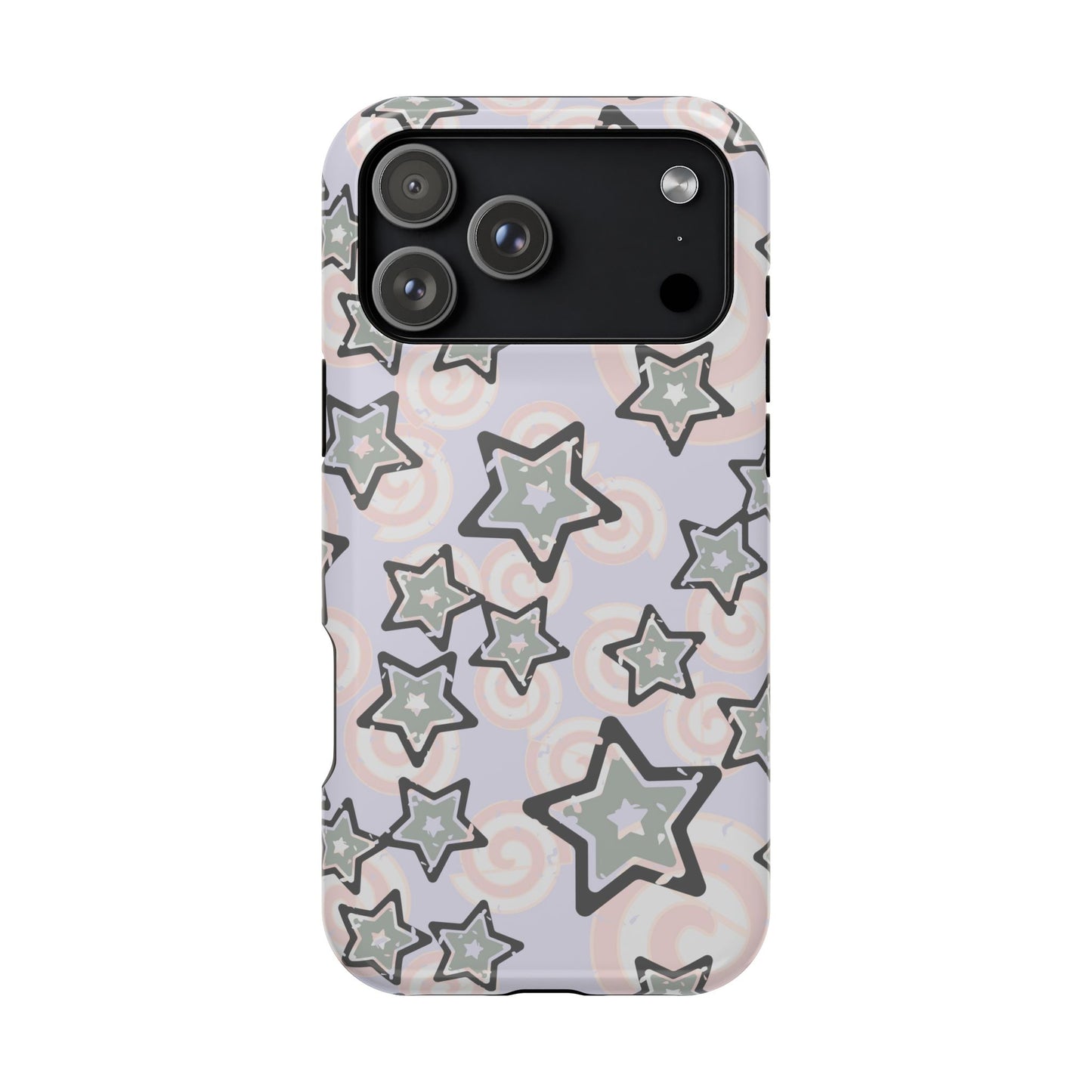 Y2K Gray Star iPhone Case