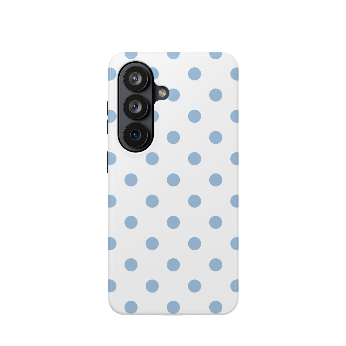 Blue Clouds Polka Dots Samsung Case