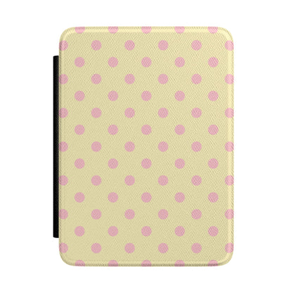 Lemon Sugar Polka Dots Kindle Case